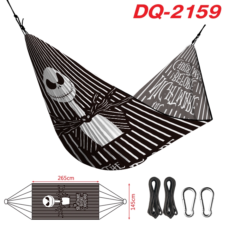 The Nightmare Before Christmas Outdoor full color watermark printing hammock 265x145cm DQ-2159