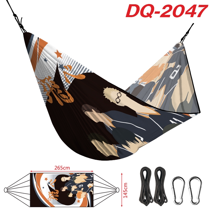 Haikyuu!! Outdoor full color watermark printing hammock 265x145cm DQ-2047
