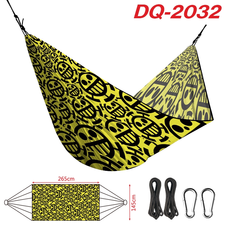 One Piece Outdoor full color watermark printing hammock 265x145cm  DQ-2032