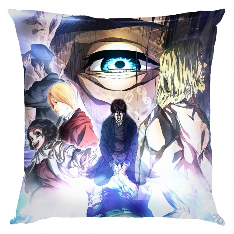 Shingeki no Kyojin Anime square full-color pillow cushion 45X45CM NO FILLING J12-337