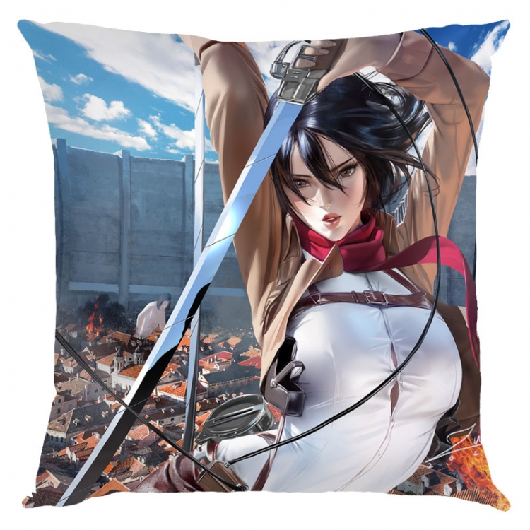 Shingeki no Kyojin Anime square full-color pillow cushion 45X45CM NO FILLING   J12-330