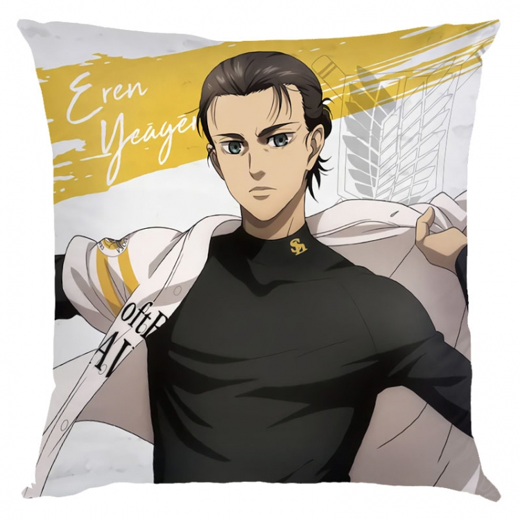 Shingeki no Kyojin Anime square full-color pillow cushion 45X45CM NO FILLING J12-346