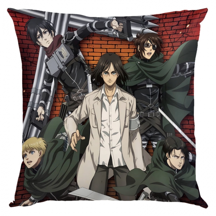 Shingeki no Kyojin Anime square full-color pillow cushion 45X45CM NO FILLING   J12-303