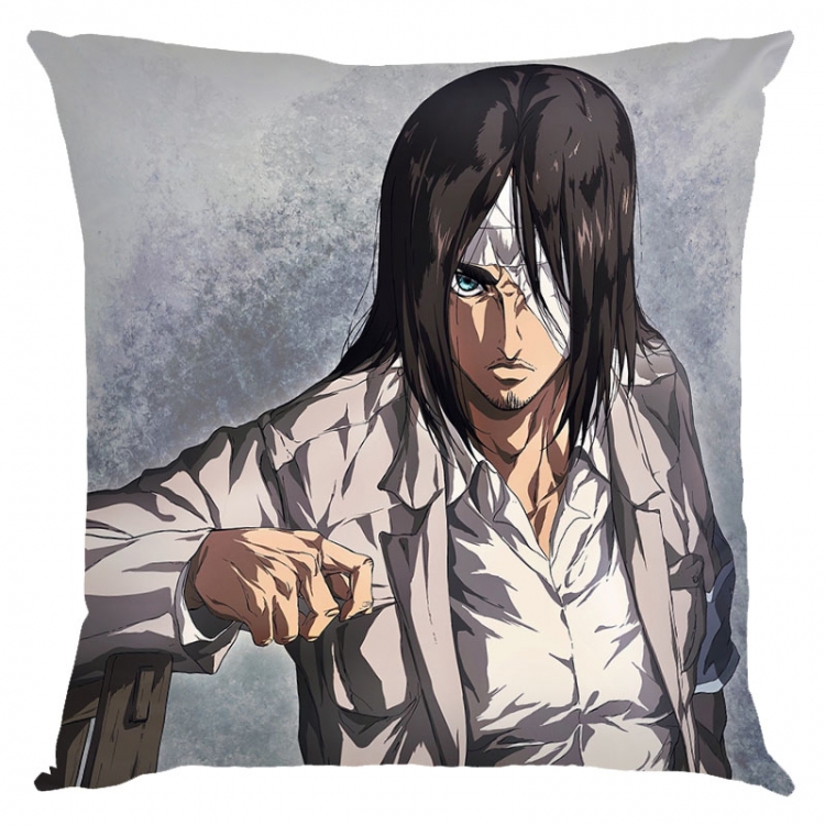 Shingeki no Kyojin Anime square full-color pillow cushion 45X45CM NO FILLING  J12-361
