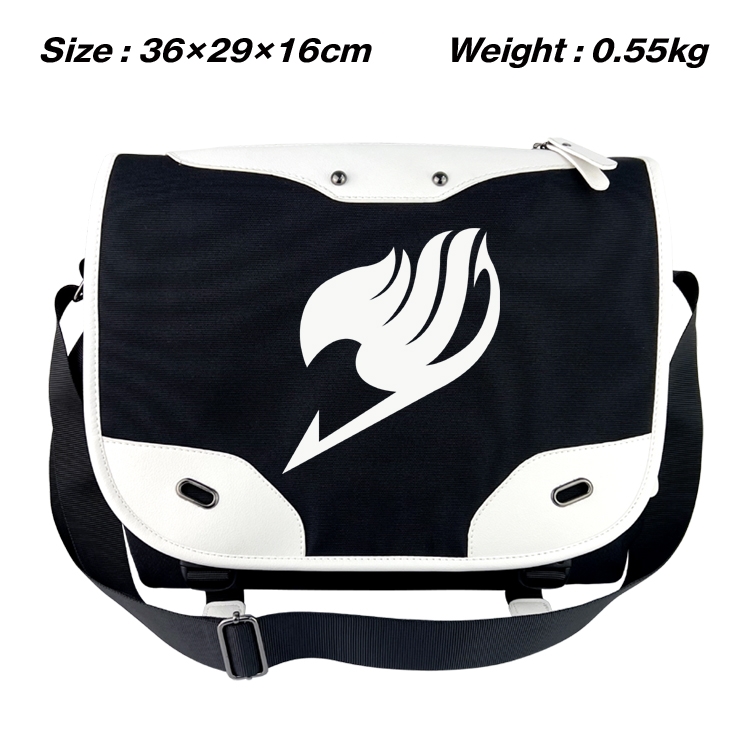 Fairy tail Anime waterproof nylon shoulder messenger bag schoolbag 36X29X16CM