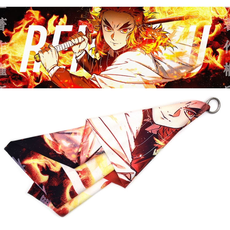 Demon Slayer Kimets Anime Surroundings Small Square Pendant 20X60CM price for 5 pcs