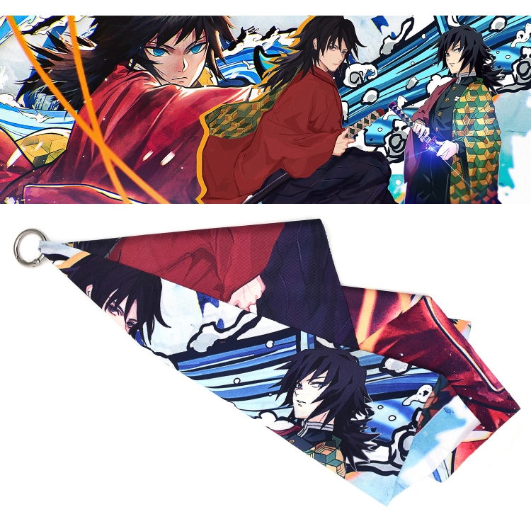 Demon Slayer Kimets Anime Surroundings Small Square Pendant 20X60CM price for 5 pcs