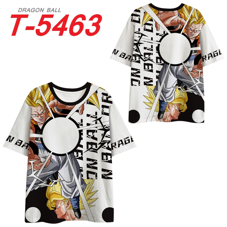DRAGON BALL Anime Peripheral Full Color Milk Silk Short Sleeve T-Shirt from S to 6XL T-5463