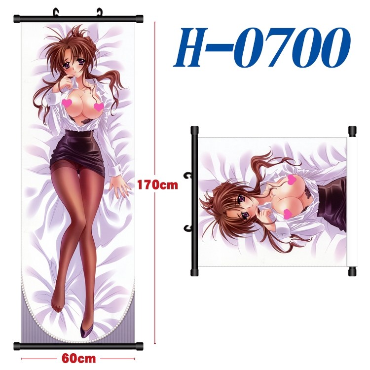 The Idol Master Blade Black plastic rod cloth hanging canvas painting 60x170cm H-0700