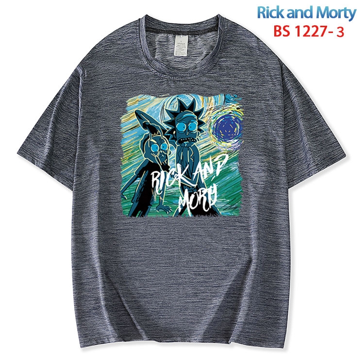 Rick and Morty ice silk cotton loose and comfortable T-shirt from XS to 5XL BS 1227 3