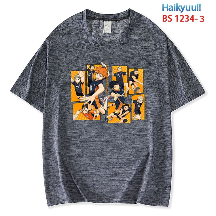 Haikyuu!! ice silk cotton loose and comfortable T-shirt from XS to 5XL BS 1234 3