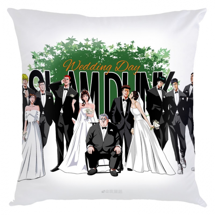 Slam Dunk Anime square full-color pillow cushion 45X45CM NO FILLING G1-9