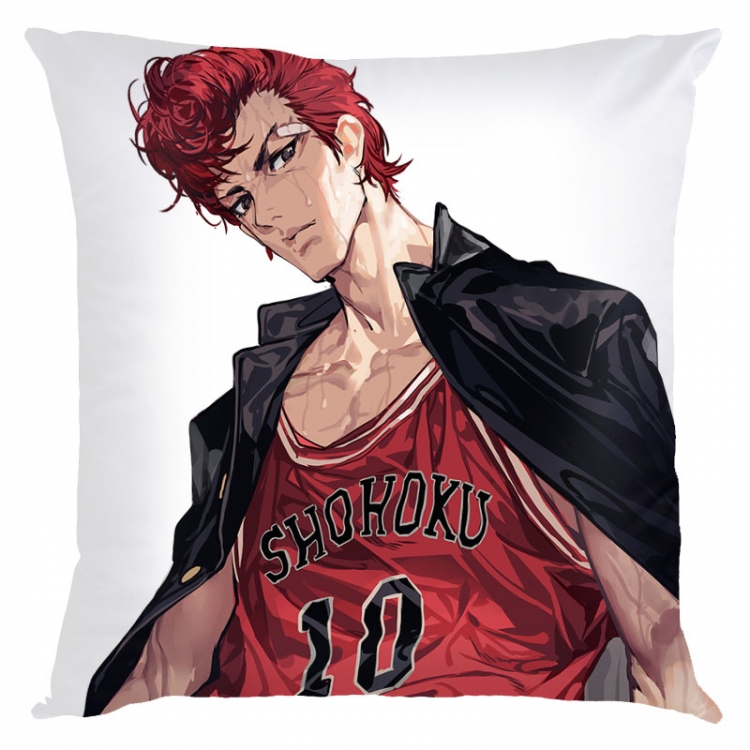 Slam Dunk Anime square full-color pillow cushion 45X45CM NO FILLING   G1-16