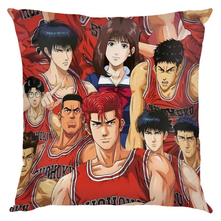 Slam Dunk Anime square full-color pillow cushion 45X45CM NO FILLING   G1-38