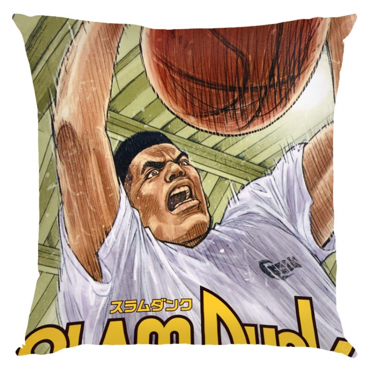 Slam Dunk Anime square full-color pillow cushion 45X45CM NO FILLING  G1-26