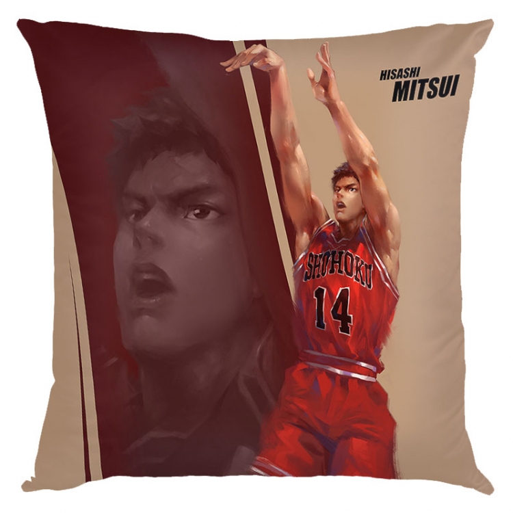 Slam Dunk Anime square full-color pillow cushion 45X45CM NO FILLING G1-20