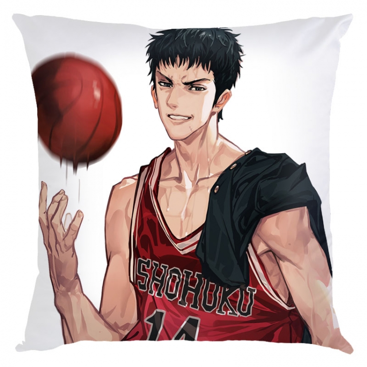 Slam Dunk Anime square full-color pillow cushion 45X45CM NO FILLING   G1-17