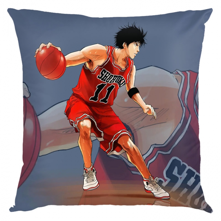 Slam Dunk Anime square full-color pillow cushion 45X45CM NO FILLING   G1-83