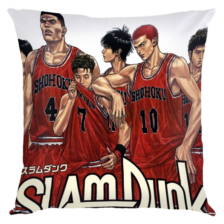 Slam Dunk Anime square full-color pillow cushion 45X45CM NO FILLING   G1-32