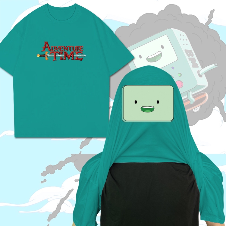 Adventure Time with Anime Funny Cotton Creative Crew Neck T-Shirt from M to 3XL