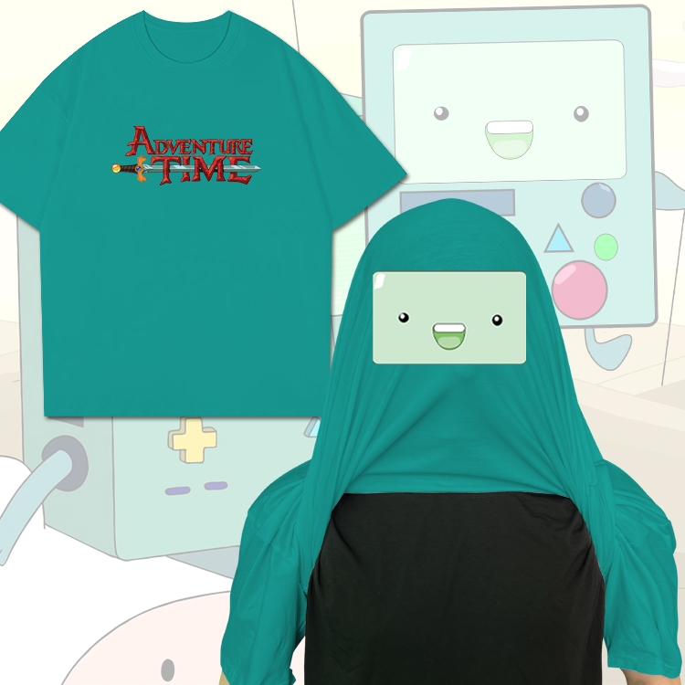 Adventure Time with Anime Funny Cotton Creative Crew Neck T-Shirt from M to 3XL