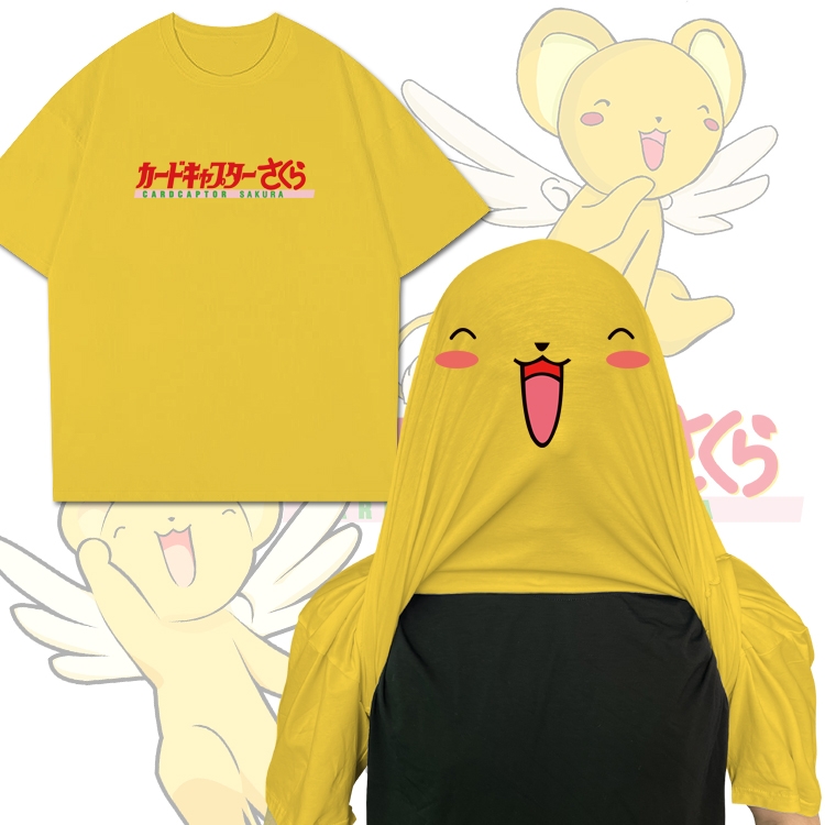 Card Captor Sakura Anime Funny Cotton Creative Crew Neck T-Shirt from M to 3XL