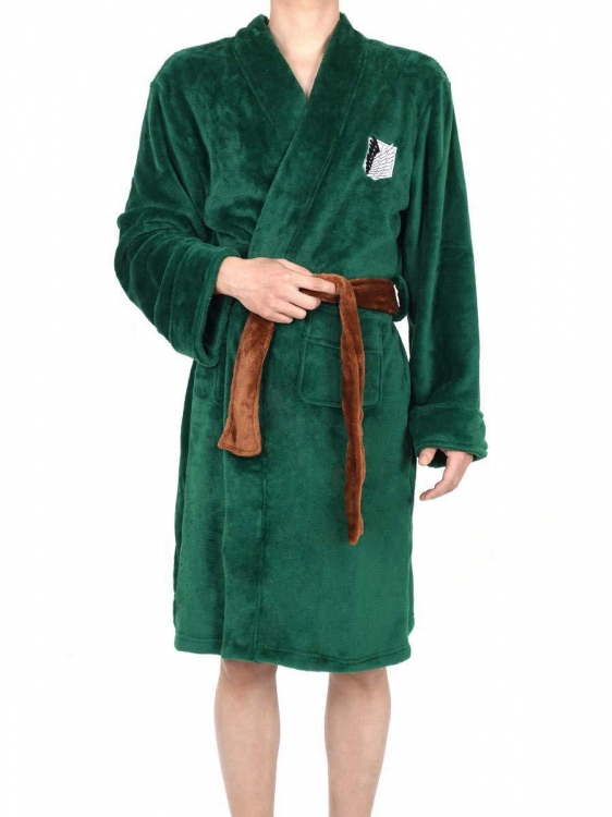 Shingeki no Kyojin Long Embroidered Pajama Robe  from S to XL  