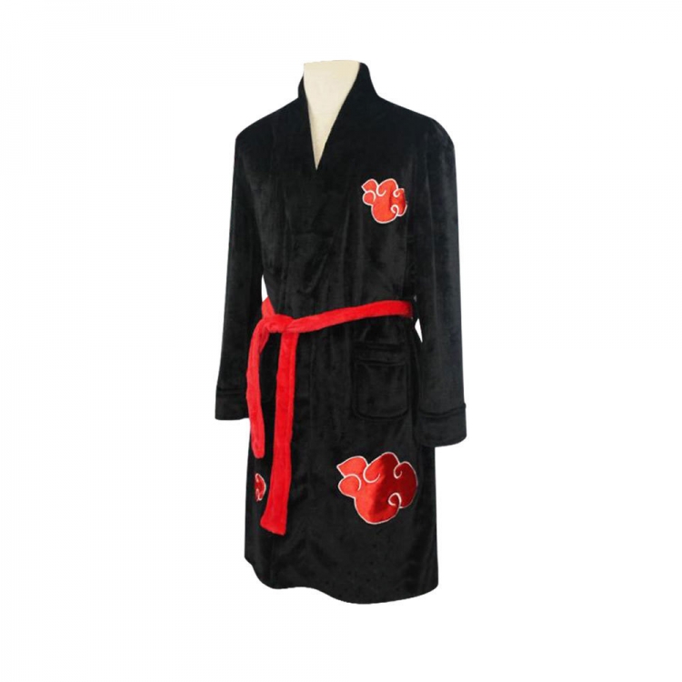 Naruto Long Embroidered Pajama Robe  from S to XL