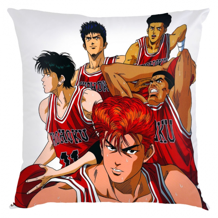 Slam Dunk Anime square full-color pillow cushion 45X45CM NO FILLING  G1-43