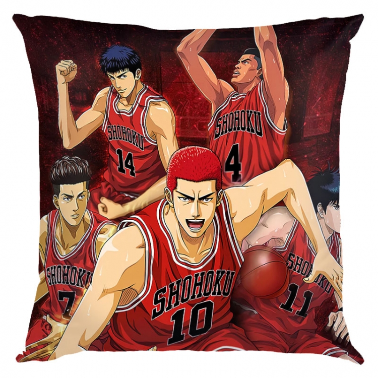 Slam Dunk Anime square full-color pillow cushion 45X45CM NO FILLING  G1-46