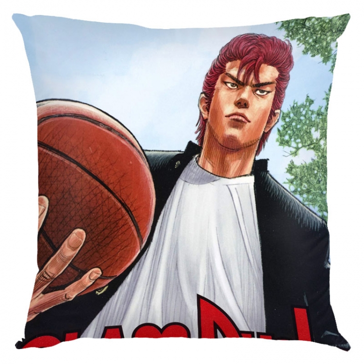 Slam Dunk Anime square full-color pillow cushion 45X45CM NO FILLING  G1-24