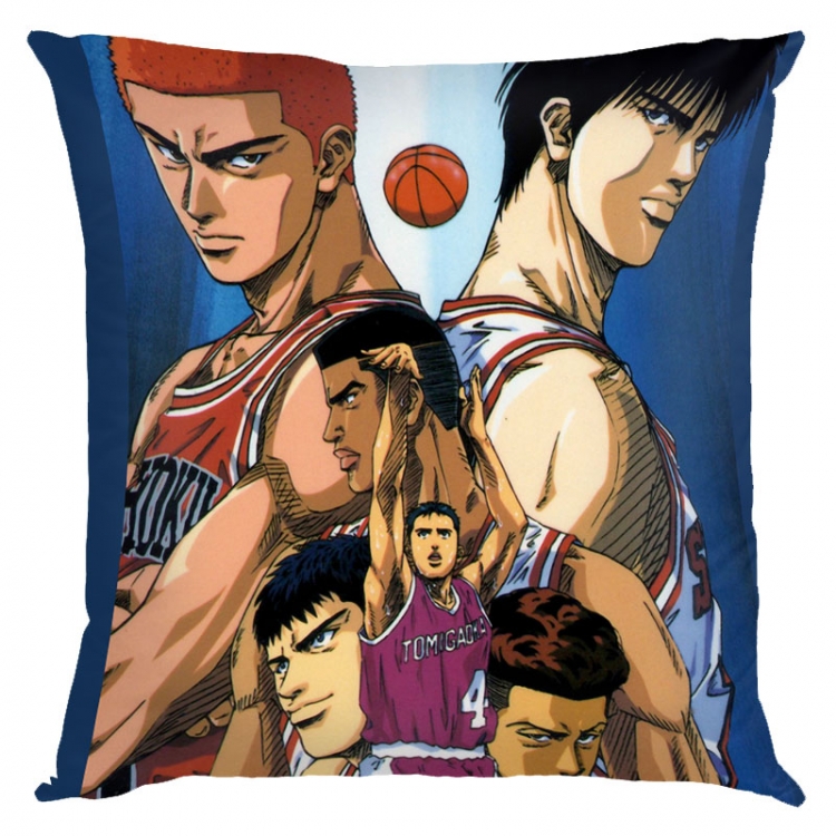 Slam Dunk Anime square full-color pillow cushion 45X45CM NO FILLING   G1-35