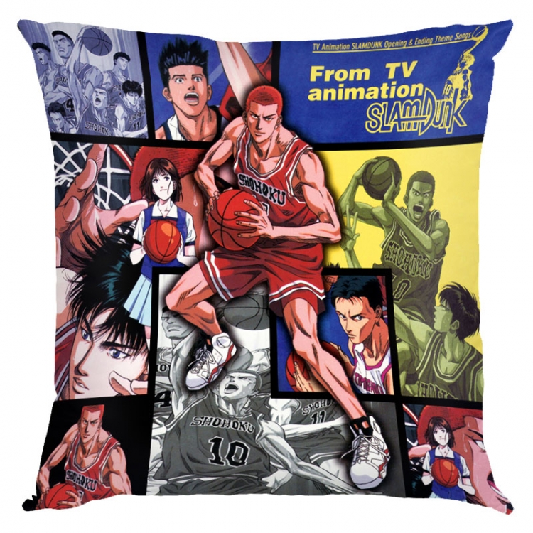 Slam Dunk Anime square full-color pillow cushion 45X45CM NO FILLING G1-41