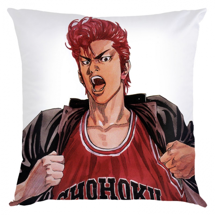 Slam Dunk Anime square full-color pillow cushion 45X45CM NO FILLING  G1-10