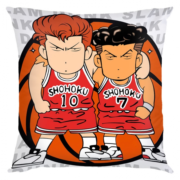 Slam Dunk Anime square full-color pillow cushion 45X45CM NO FILLING  G1-45