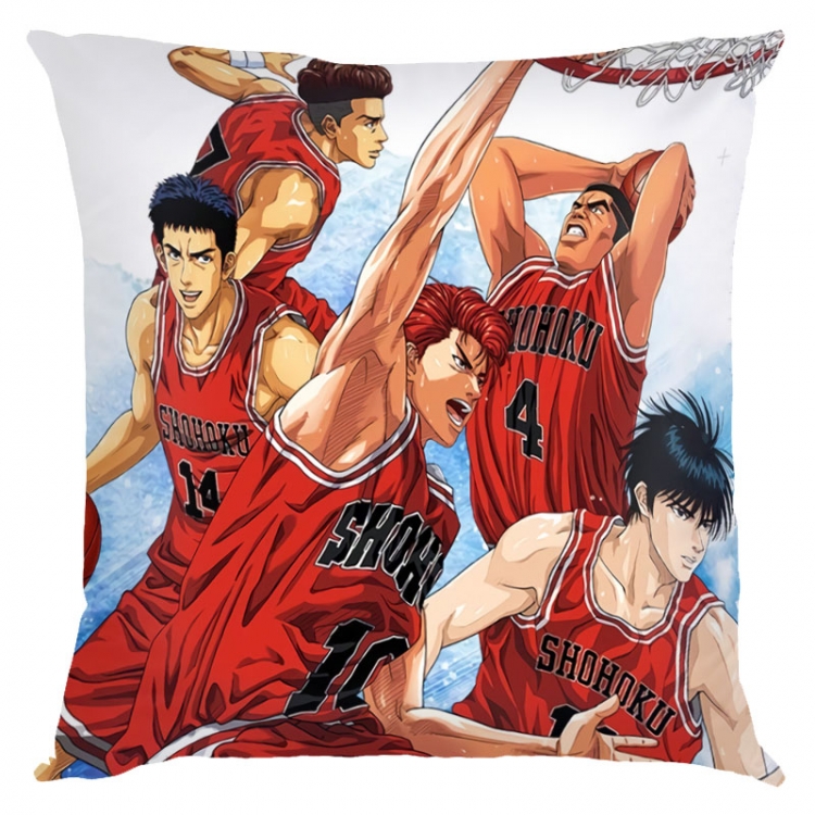 Slam Dunk Anime square full-color pillow cushion 45X45CM NO FILLING  G1-53