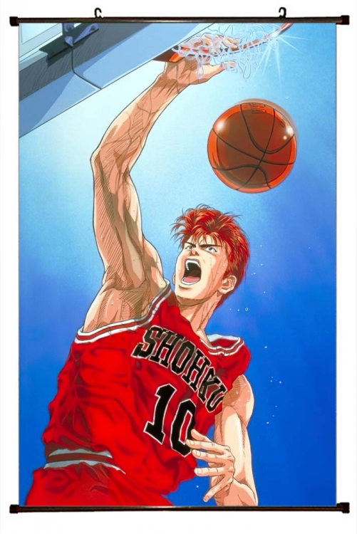 Slam Dunk Anime Black Plastic Rod Canvas Painting 60X90CM  G1-89