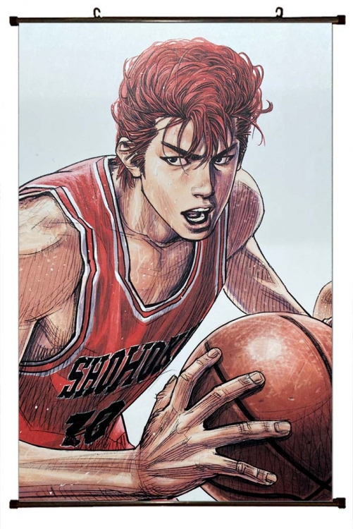 Slam Dunk Anime Black Plastic Rod Canvas Painting 60X90CM  G1-79