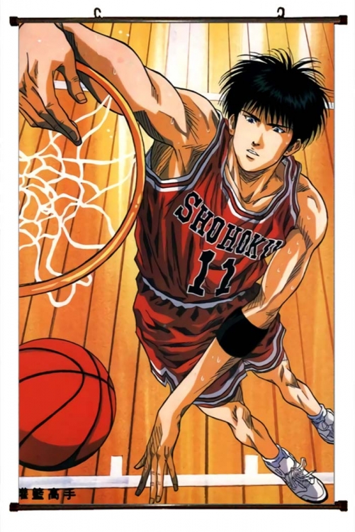 Slam Dunk Anime Black Plastic Rod Canvas Painting 60X90CM  G1-92