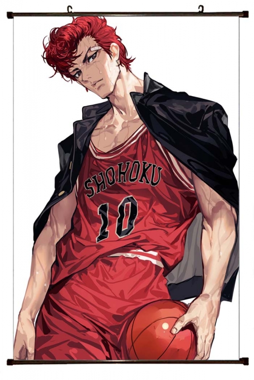 Slam Dunk Anime Black Plastic Rod Canvas Painting 60X90CM  G1-16