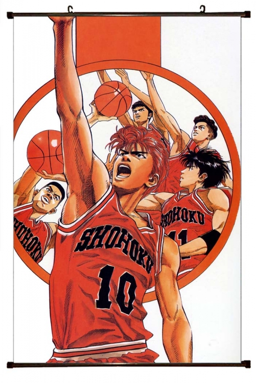 Slam Dunk Anime Black Plastic Rod Canvas Painting 60X90CM  G1-44