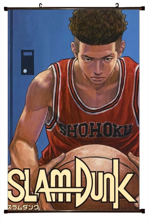 Slam Dunk Anime Black Plastic Rod Canvas Painting 60X90CM  G1-30