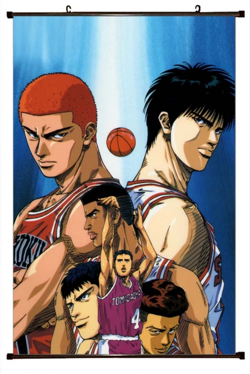 Slam Dunk Anime Black Plastic Rod Canvas Painting 60X90CM  G1-35