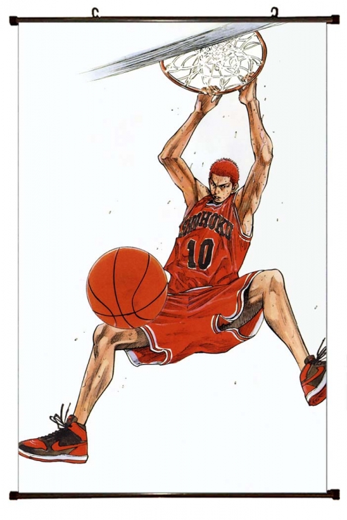 Slam Dunk Anime Black Plastic Rod Canvas Painting 60X90CM  G1-14