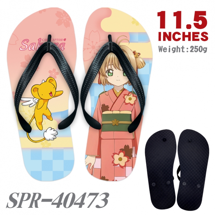 Card Captor Sakura Thickened rubber flip-flops slipper average size SPR-40473