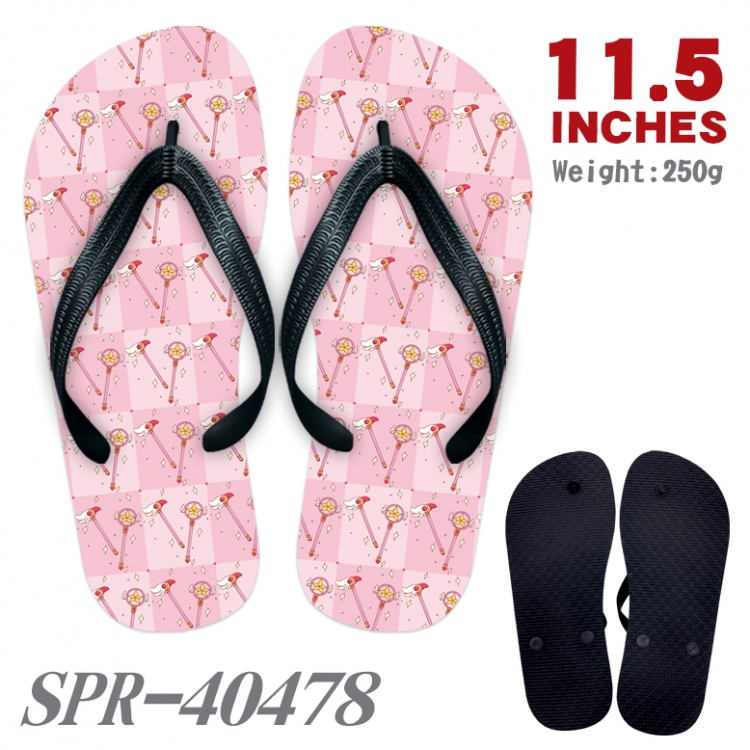 Card Captor Sakura Thickened rubber flip-flops slipper average size SPR-40478