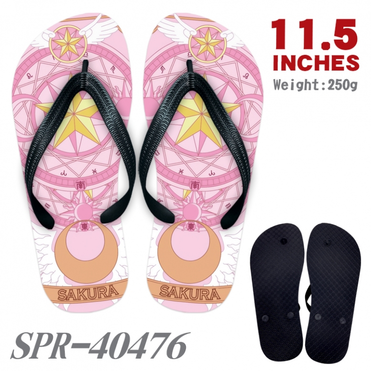 Card Captor Sakura Thickened rubber flip-flops slipper average size SPR-40476