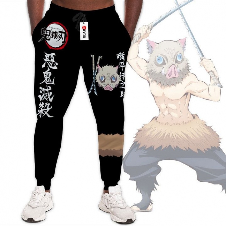 Demon Slayer Kimets  Anime Healthy Cloth Casual Pants S-5XL  price for 2 pcs