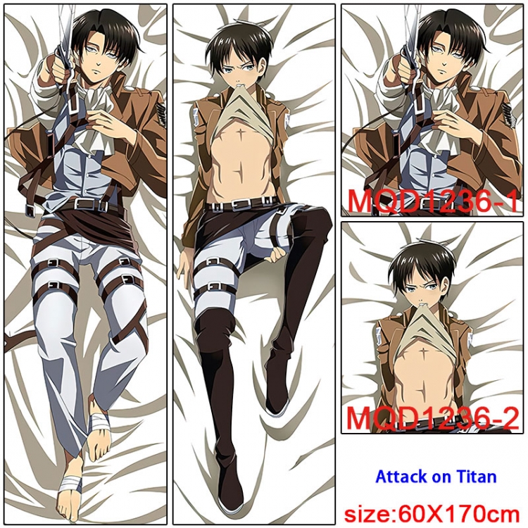 Shingeki no Kyojin  Anime body pillow cushion  50X150CM NO FILLING MQD-1236-3