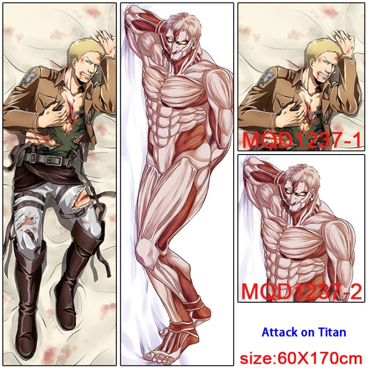 Shingeki no Kyojin  Anime body pillow cushion  50X150CM NO FILLING MQD-1237-3